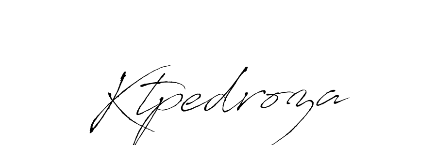 Once you've used our free online signature maker to create your best signature Antro_Vectra style, it's time to enjoy all of the benefits that Ktpedroza name signing documents. Ktpedroza signature style 6 images and pictures png