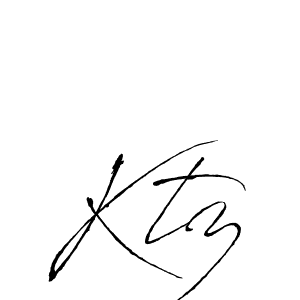 You should practise on your own different ways (Antro_Vectra) to write your name (Ktz) in signature. don't let someone else do it for you. Ktz signature style 6 images and pictures png