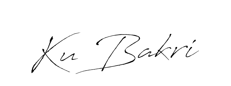 The best way (Antro_Vectra) to make a short signature is to pick only two or three words in your name. The name Ku Bakri include a total of six letters. For converting this name. Ku Bakri signature style 6 images and pictures png