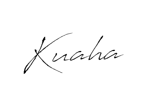 How to Draw Kuaha signature style? Antro_Vectra is a latest design signature styles for name Kuaha. Kuaha signature style 6 images and pictures png