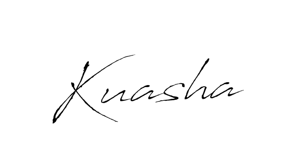 Kuasha stylish signature style. Best Handwritten Sign (Antro_Vectra) for my name. Handwritten Signature Collection Ideas for my name Kuasha. Kuasha signature style 6 images and pictures png