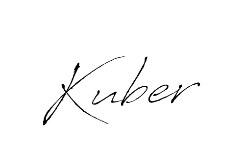 How to Draw Kuber signature style? Antro_Vectra is a latest design signature styles for name Kuber. Kuber signature style 6 images and pictures png