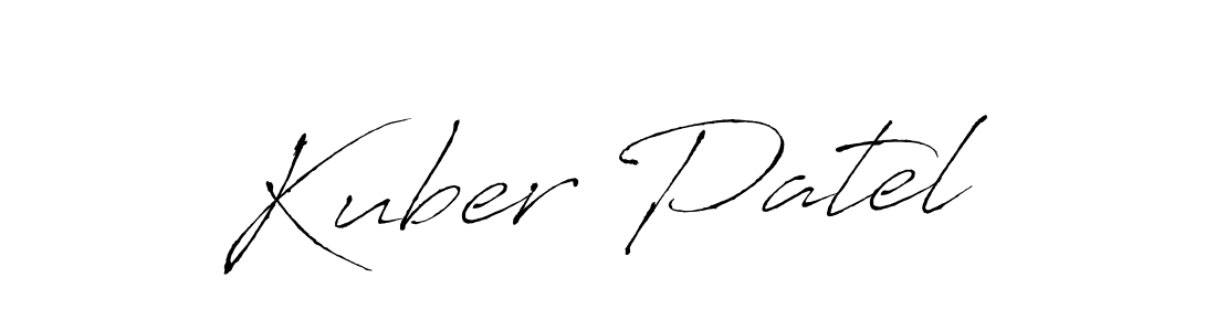 Use a signature maker to create a handwritten signature online. With this signature software, you can design (Antro_Vectra) your own signature for name Kuber Patel. Kuber Patel signature style 6 images and pictures png