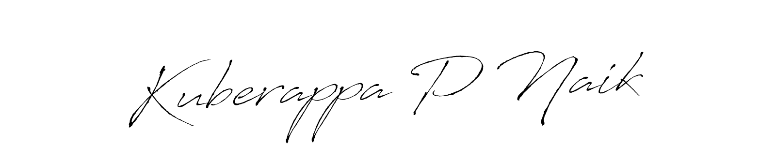 Design your own signature with our free online signature maker. With this signature software, you can create a handwritten (Antro_Vectra) signature for name Kuberappa P Naik. Kuberappa P Naik signature style 6 images and pictures png