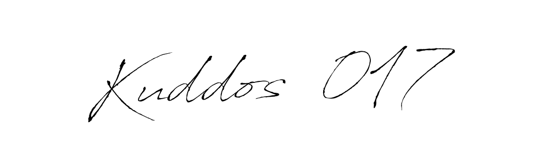 Create a beautiful signature design for name Kuddos  017. With this signature (Antro_Vectra) fonts, you can make a handwritten signature for free. Kuddos  017 signature style 6 images and pictures png