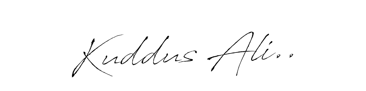 Also we have Kuddus Ali.. name is the best signature style. Create professional handwritten signature collection using Antro_Vectra autograph style. Kuddus Ali.. signature style 6 images and pictures png