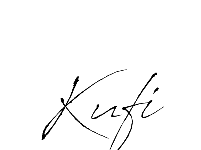 Create a beautiful signature design for name Kufi. With this signature (Antro_Vectra) fonts, you can make a handwritten signature for free. Kufi signature style 6 images and pictures png