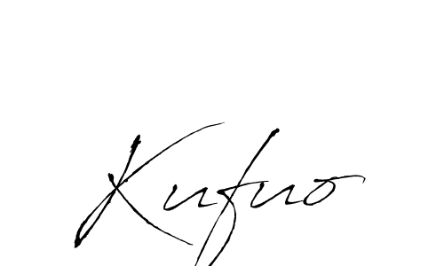 You should practise on your own different ways (Antro_Vectra) to write your name (Kufuo) in signature. don't let someone else do it for you. Kufuo signature style 6 images and pictures png