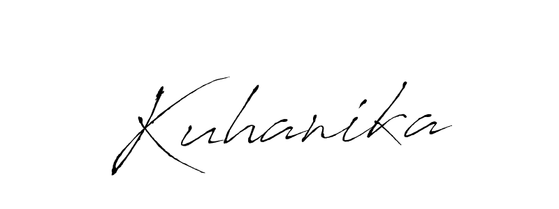 Create a beautiful signature design for name Kuhanika. With this signature (Antro_Vectra) fonts, you can make a handwritten signature for free. Kuhanika signature style 6 images and pictures png