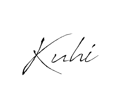 Create a beautiful signature design for name Kuhi. With this signature (Antro_Vectra) fonts, you can make a handwritten signature for free. Kuhi signature style 6 images and pictures png