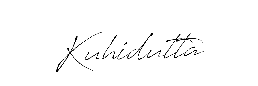 Create a beautiful signature design for name Kuhidutta. With this signature (Antro_Vectra) fonts, you can make a handwritten signature for free. Kuhidutta signature style 6 images and pictures png
