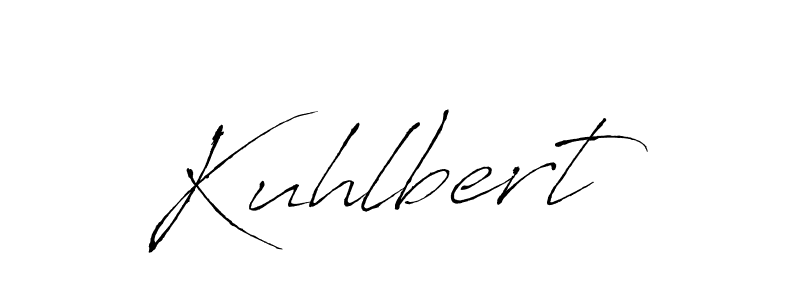 Kuhlbert stylish signature style. Best Handwritten Sign (Antro_Vectra) for my name. Handwritten Signature Collection Ideas for my name Kuhlbert. Kuhlbert signature style 6 images and pictures png