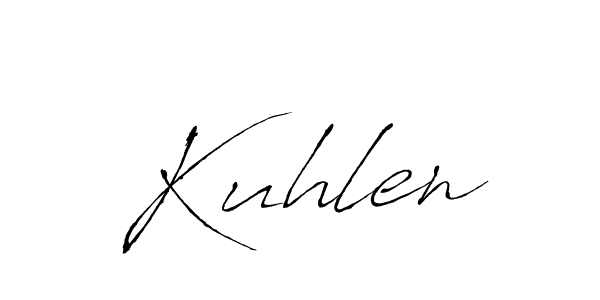 The best way (Antro_Vectra) to make a short signature is to pick only two or three words in your name. The name Kuhlen include a total of six letters. For converting this name. Kuhlen signature style 6 images and pictures png