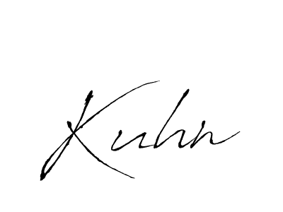 You should practise on your own different ways (Antro_Vectra) to write your name (Kuhn) in signature. don't let someone else do it for you. Kuhn signature style 6 images and pictures png