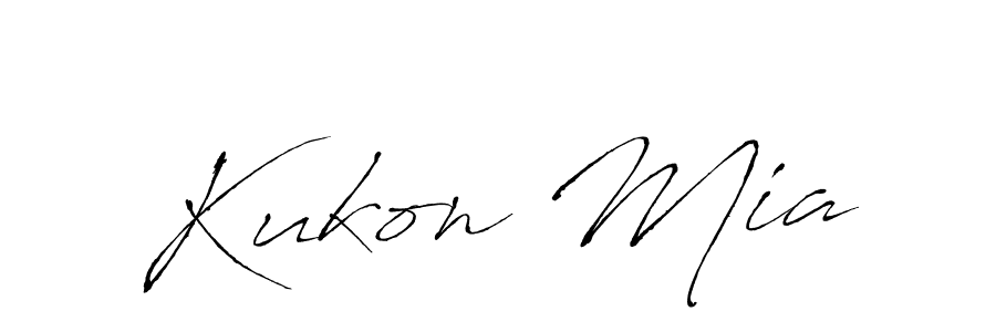 Similarly Antro_Vectra is the best handwritten signature design. Signature creator online .You can use it as an online autograph creator for name Kukon Mia. Kukon Mia signature style 6 images and pictures png