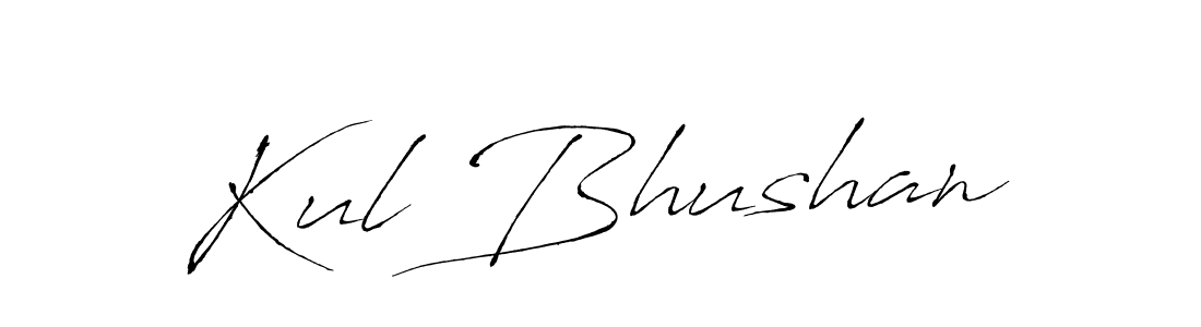 How to make Kul Bhushan name signature. Use Antro_Vectra style for creating short signs online. This is the latest handwritten sign. Kul Bhushan signature style 6 images and pictures png