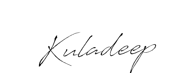 How to make Kuladeep signature? Antro_Vectra is a professional autograph style. Create handwritten signature for Kuladeep name. Kuladeep signature style 6 images and pictures png