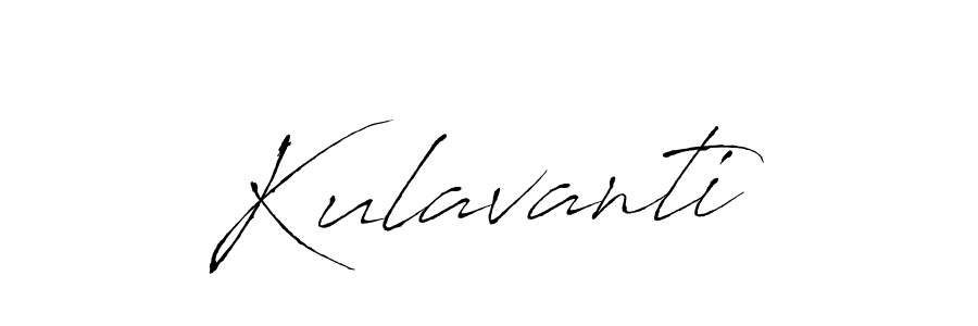 Design your own signature with our free online signature maker. With this signature software, you can create a handwritten (Antro_Vectra) signature for name Kulavanti. Kulavanti signature style 6 images and pictures png