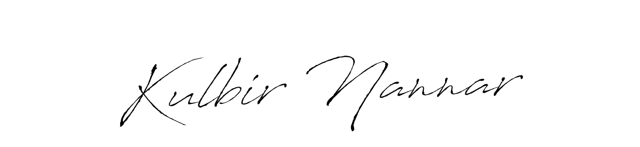 How to make Kulbir Nannar signature? Antro_Vectra is a professional autograph style. Create handwritten signature for Kulbir Nannar name. Kulbir Nannar signature style 6 images and pictures png