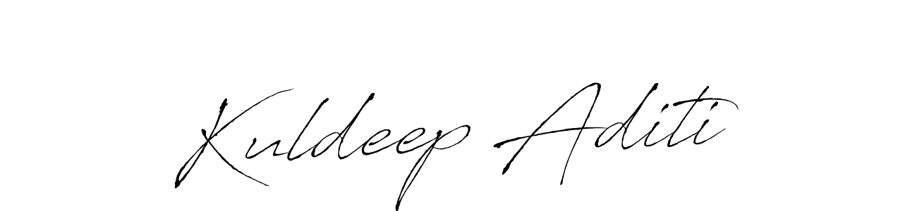 The best way (Antro_Vectra) to make a short signature is to pick only two or three words in your name. The name Kuldeep Aditi include a total of six letters. For converting this name. Kuldeep Aditi signature style 6 images and pictures png