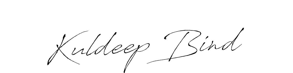 How to make Kuldeep Bind signature? Antro_Vectra is a professional autograph style. Create handwritten signature for Kuldeep Bind name. Kuldeep Bind signature style 6 images and pictures png
