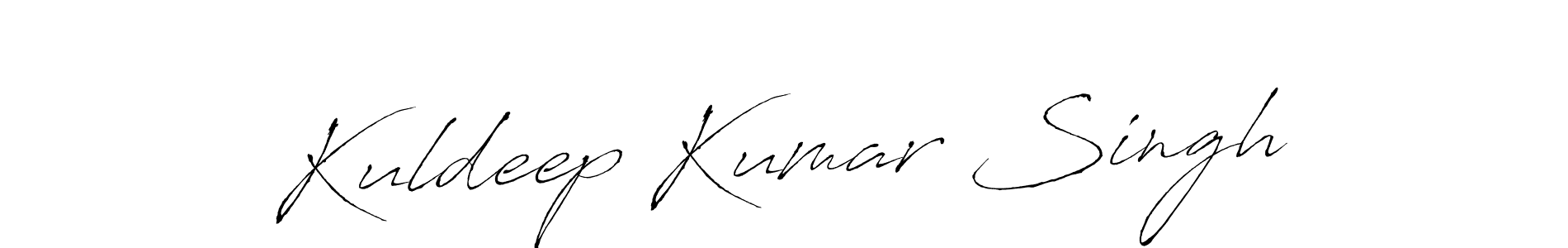 Kuldeep Kumar Singh stylish signature style. Best Handwritten Sign (Antro_Vectra) for my name. Handwritten Signature Collection Ideas for my name Kuldeep Kumar Singh. Kuldeep Kumar Singh signature style 6 images and pictures png