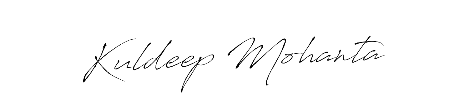 Design your own signature with our free online signature maker. With this signature software, you can create a handwritten (Antro_Vectra) signature for name Kuldeep Mohanta. Kuldeep Mohanta signature style 6 images and pictures png