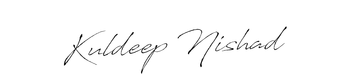 Design your own signature with our free online signature maker. With this signature software, you can create a handwritten (Antro_Vectra) signature for name Kuldeep Nishad. Kuldeep Nishad signature style 6 images and pictures png