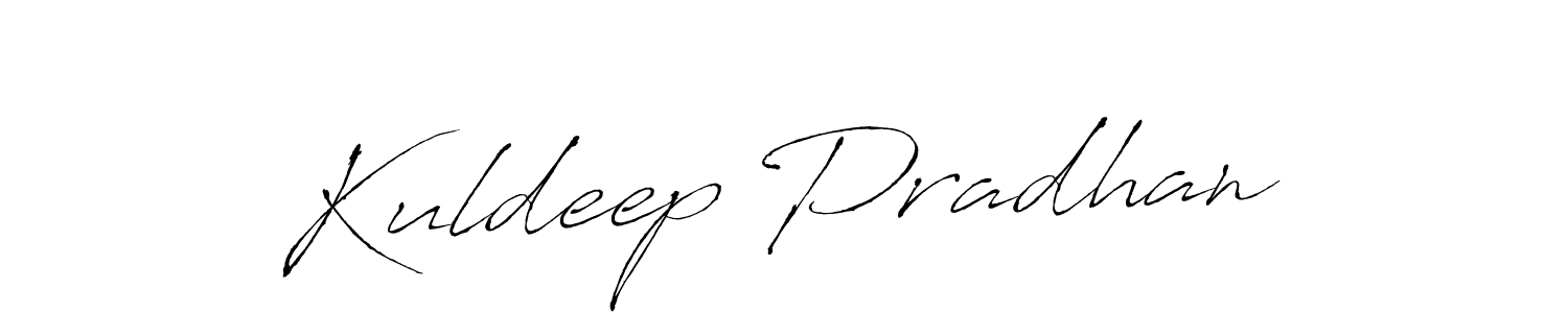 Make a beautiful signature design for name Kuldeep Pradhan. With this signature (Antro_Vectra) style, you can create a handwritten signature for free. Kuldeep Pradhan signature style 6 images and pictures png