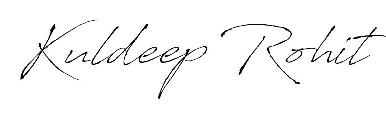 Create your official email sign-off with Kuldeep Rohit name in Antro_Vectra style. Crisp, clean, and perfectly legible across all screens. Kuldeep Rohit signature style 6 images and pictures png