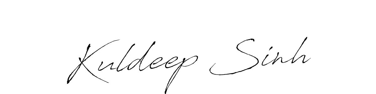 Design your own signature with our free online signature maker. With this signature software, you can create a handwritten (Antro_Vectra) signature for name Kuldeep Sinh. Kuldeep Sinh signature style 6 images and pictures png