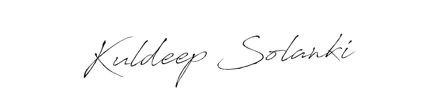 Create a beautiful signature design for name Kuldeep Solanki. With this signature (Antro_Vectra) fonts, you can make a handwritten signature for free. Kuldeep Solanki signature style 6 images and pictures png