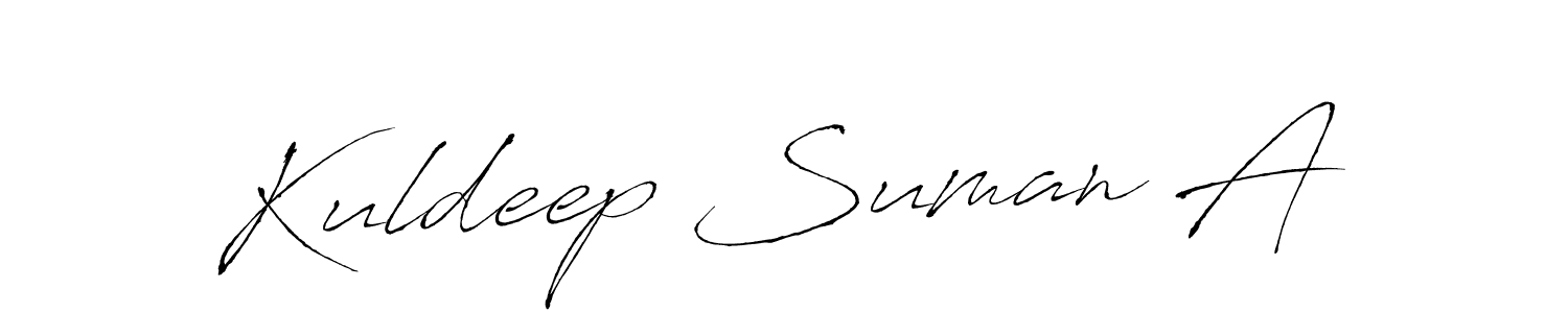 Also You can easily find your signature by using the search form. We will create Kuldeep Suman A name handwritten signature images for you free of cost using Antro_Vectra sign style. Kuldeep Suman A signature style 6 images and pictures png