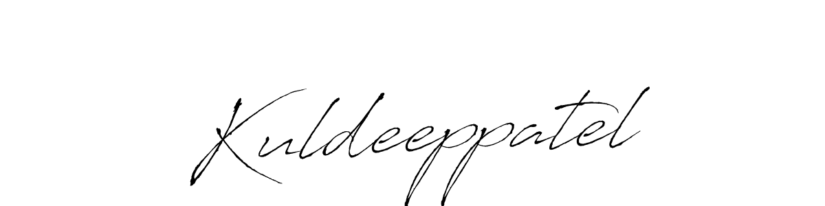 Create a beautiful signature design for name Kuldeeppatel. With this signature (Antro_Vectra) fonts, you can make a handwritten signature for free. Kuldeeppatel signature style 6 images and pictures png