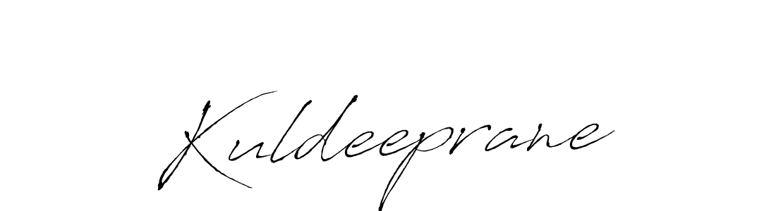 Make a beautiful signature design for name Kuldeeprane. With this signature (Antro_Vectra) style, you can create a handwritten signature for free. Kuldeeprane signature style 6 images and pictures png