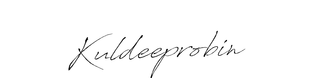 Create a beautiful signature design for name Kuldeeprobin. With this signature (Antro_Vectra) fonts, you can make a handwritten signature for free. Kuldeeprobin signature style 6 images and pictures png