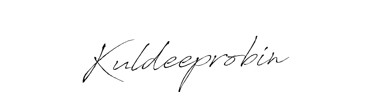 Create a beautiful signature design for name Kuldeeprobin. With this signature (Antro_Vectra) fonts, you can make a handwritten signature for free. Kuldeeprobin signature style 6 images and pictures png