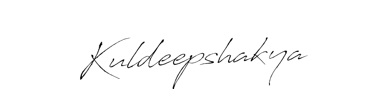 Create a beautiful signature design for name Kuldeepshakya. With this signature (Antro_Vectra) fonts, you can make a handwritten signature for free. Kuldeepshakya signature style 6 images and pictures png