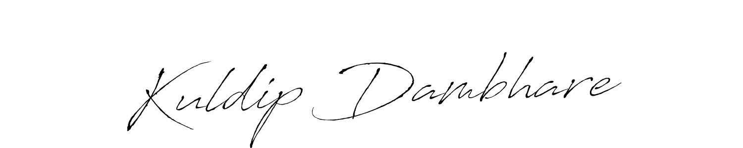 Kuldip Dambhare stylish signature style. Best Handwritten Sign (Antro_Vectra) for my name. Handwritten Signature Collection Ideas for my name Kuldip Dambhare. Kuldip Dambhare signature style 6 images and pictures png