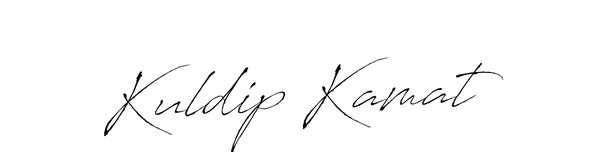 The best way (Antro_Vectra) to make a short signature is to pick only two or three words in your name. The name Kuldip Kamat include a total of six letters. For converting this name. Kuldip Kamat signature style 6 images and pictures png