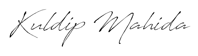 How to make Kuldip Mahida name signature. Use Antro_Vectra style for creating short signs online. This is the latest handwritten sign. Kuldip Mahida signature style 6 images and pictures png