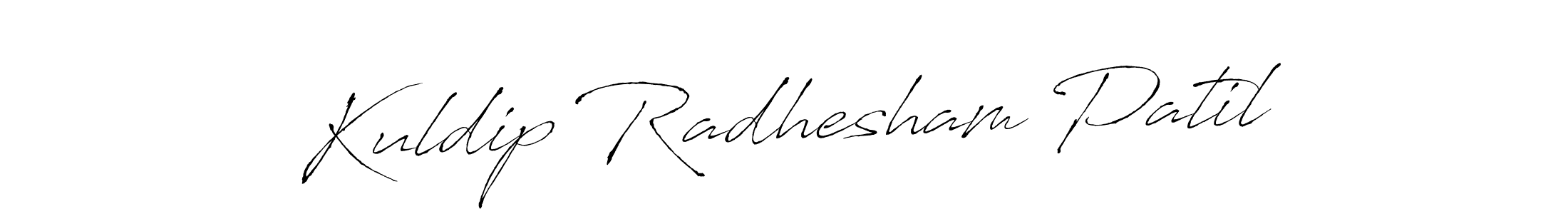 Antro_Vectra is a professional signature style that is perfect for those who want to add a touch of class to their signature. It is also a great choice for those who want to make their signature more unique. Get Kuldip Radhesham Patil name to fancy signature for free. Kuldip Radhesham Patil signature style 6 images and pictures png