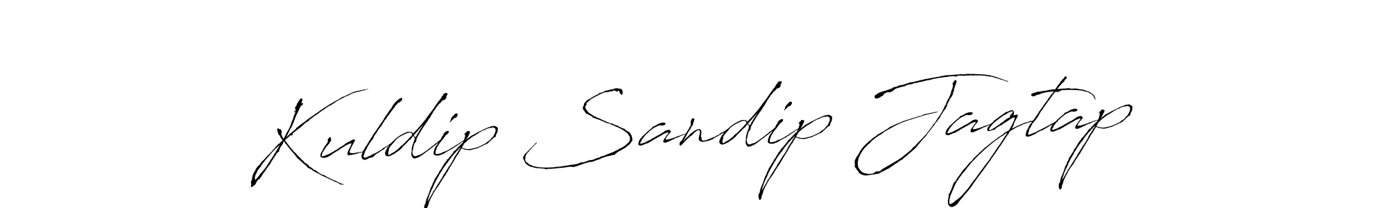 Design your own signature with our free online signature maker. With this signature software, you can create a handwritten (Antro_Vectra) signature for name Kuldip Sandip Jagtap. Kuldip Sandip Jagtap signature style 6 images and pictures png