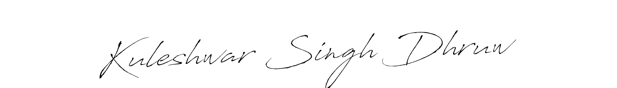 It looks lik you need a new signature style for name Kuleshwar Singh Dhruw. Design unique handwritten (Antro_Vectra) signature with our free signature maker in just a few clicks. Kuleshwar Singh Dhruw signature style 6 images and pictures png