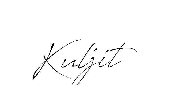 Use a signature maker to create a handwritten signature online. With this signature software, you can design (Antro_Vectra) your own signature for name Kuljit. Kuljit signature style 6 images and pictures png
