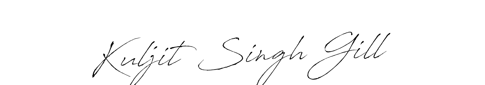 Make a beautiful signature design for name Kuljit Singh Gill. With this signature (Antro_Vectra) style, you can create a handwritten signature for free. Kuljit Singh Gill signature style 6 images and pictures png