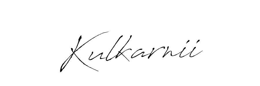 Make a beautiful signature design for name Kulkarnii. With this signature (Antro_Vectra) style, you can create a handwritten signature for free. Kulkarnii signature style 6 images and pictures png