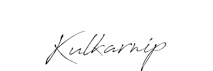 Kulkarnip stylish signature style. Best Handwritten Sign (Antro_Vectra) for my name. Handwritten Signature Collection Ideas for my name Kulkarnip. Kulkarnip signature style 6 images and pictures png