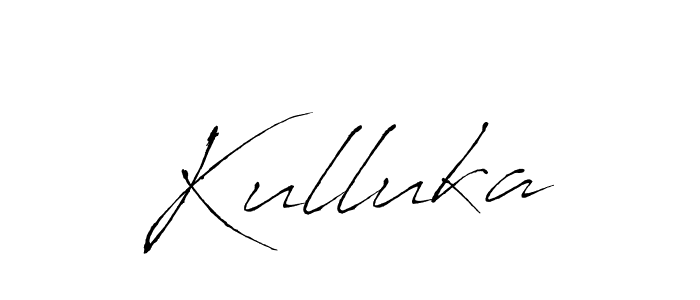 How to make Kulluka name signature. Use Antro_Vectra style for creating short signs online. This is the latest handwritten sign. Kulluka signature style 6 images and pictures png