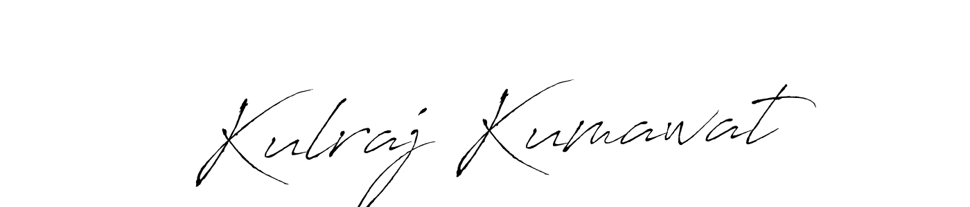 Make a beautiful signature design for name Kulraj Kumawat. With this signature (Antro_Vectra) style, you can create a handwritten signature for free. Kulraj Kumawat signature style 6 images and pictures png
